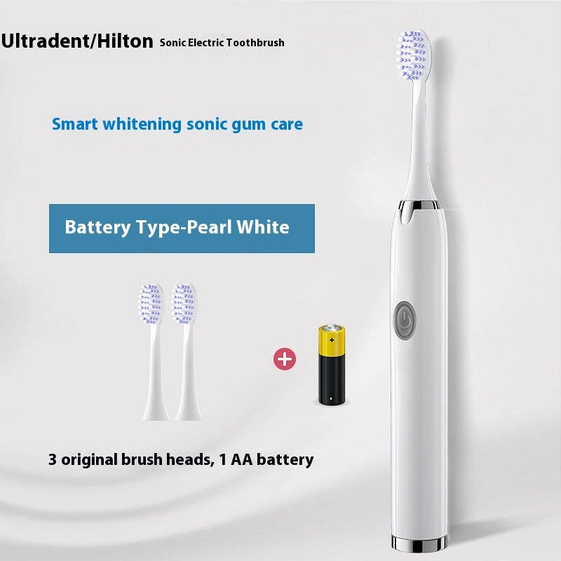 Sonic Electric Rechargeable Soft Bristle Waterproof Electric Toothbrush 5 Modes