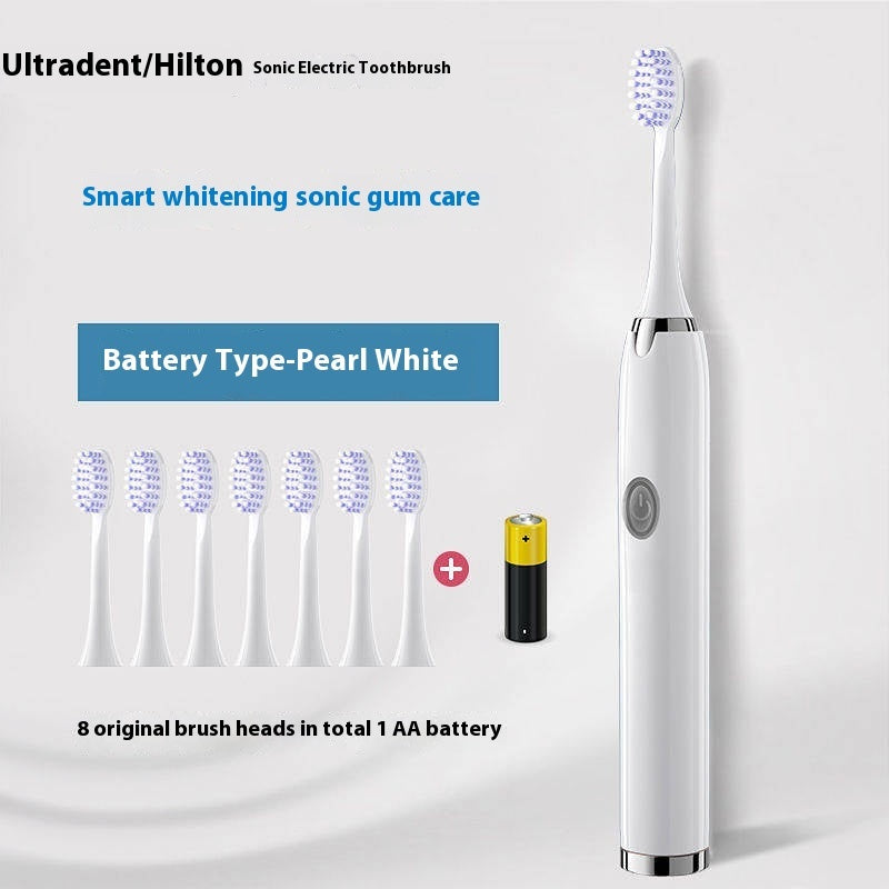 Sonic Electric Rechargeable Soft Bristle Waterproof Electric Toothbrush 5 Modes