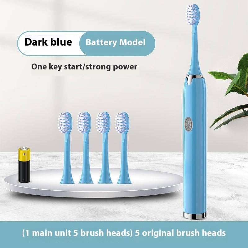 Sonic Electric Rechargeable Soft Bristle Waterproof Electric Toothbrush 5 Modes