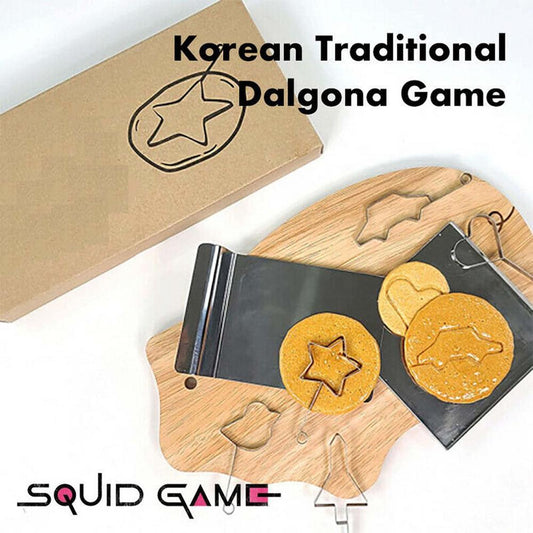 Korean Traditional Dalgona Kit Set Squid Game Candy Maker