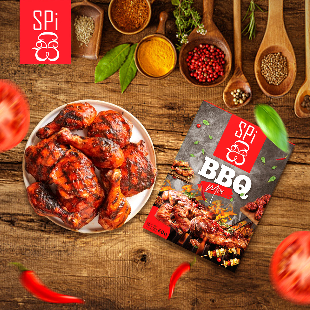 BBQ Mix Easy Use Made with Ceylon Premium Spices 60g - SpiCey Brand