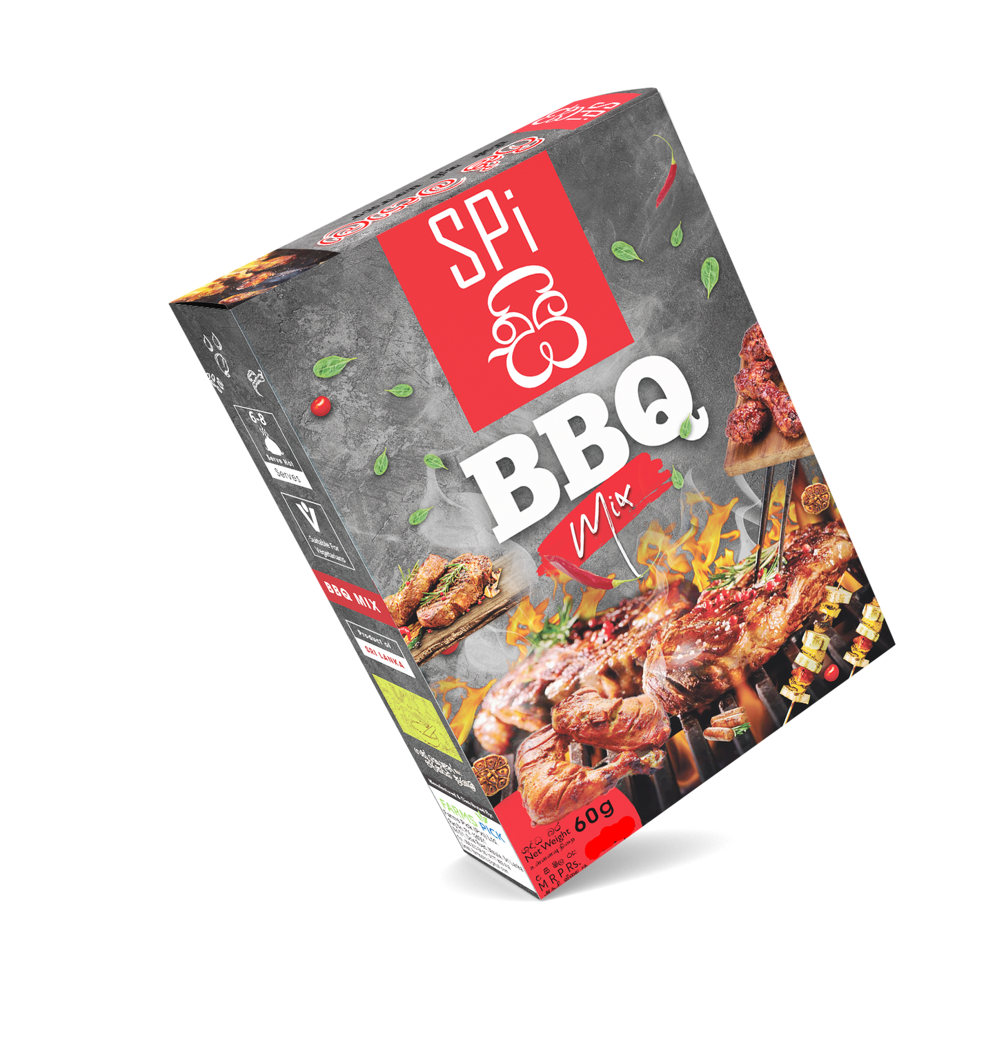 BBQ Mix Easy Use Made with Ceylon Premium Spices 60g - SpiCey Brand